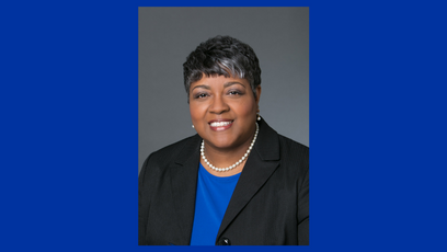 Image of Dr. Tiffany Hunter with a blue background