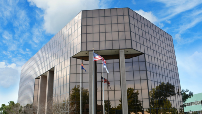Exterior image of the Maricopa County Community College District office building. May 8, 2026