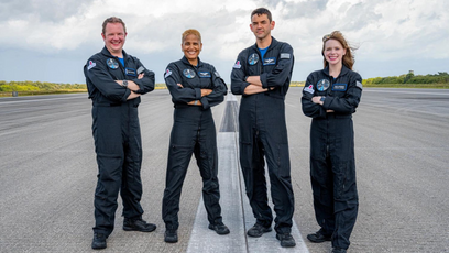 The crew of SpaceX Inspiration4