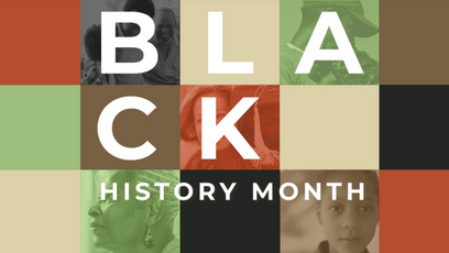 A graphic for Black History Month