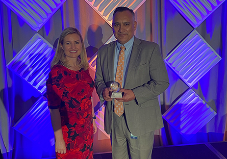 Image of City of Phoenix Mayor Kate Gallego and Chancellor Dr. Steven R. Gonzales