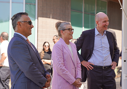 Image of Dr. Steven R. Gonzales, Governor Katie Hobbs, U.S. Deputy Secretary of Energy David M. Turk